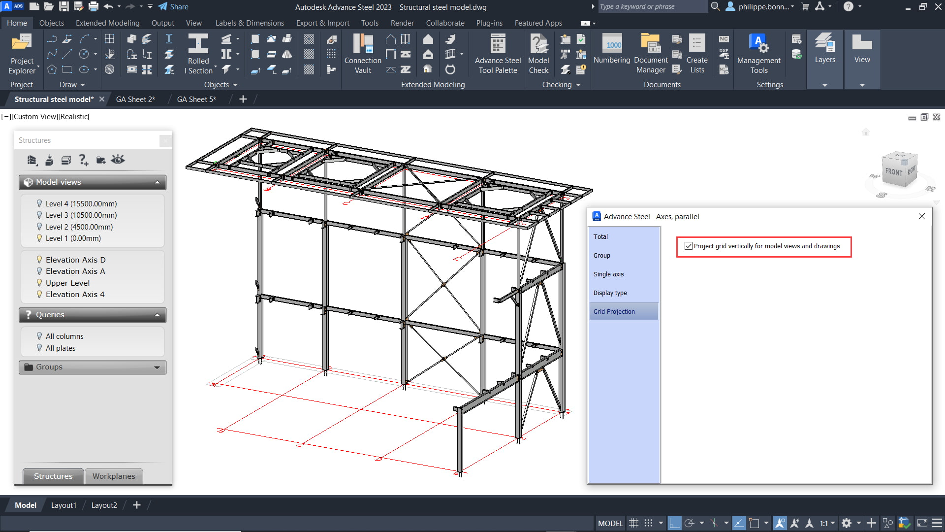 Autodesk Advance Steel 2023 | Update und neue Funktionen