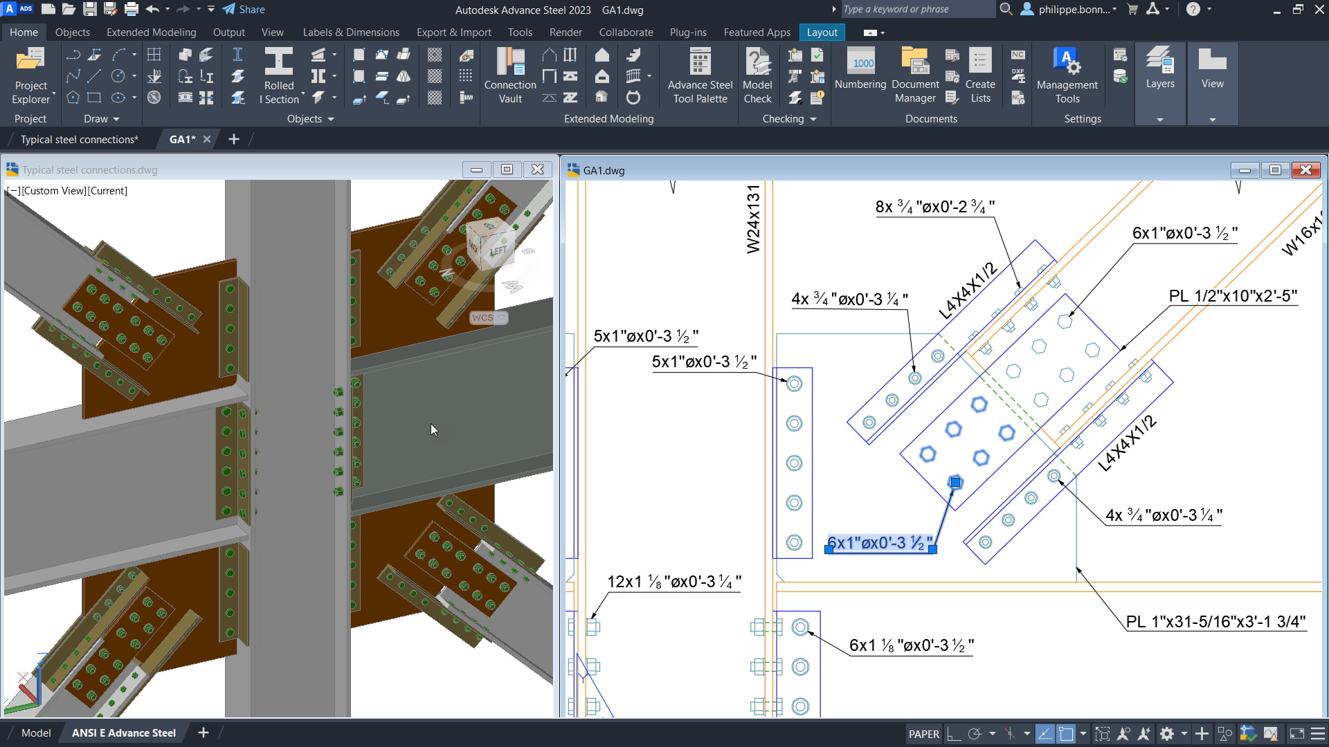 Autodesk Advance Steel 2023 | Update und neue Funktionen
