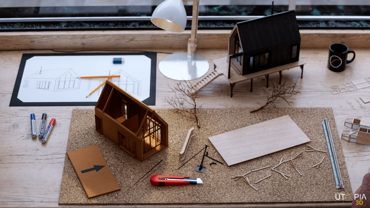 Studio Schreibtisch